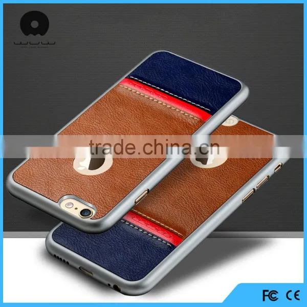 High Quality Super Slim Leather Back Cover for Iphone 6s With High Perfermance Supplier's Choice photo-2