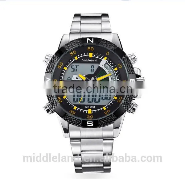 Chronograph Wrist Watch,Chinese Stainless Steel Watches.wholesale China Watch photo-3