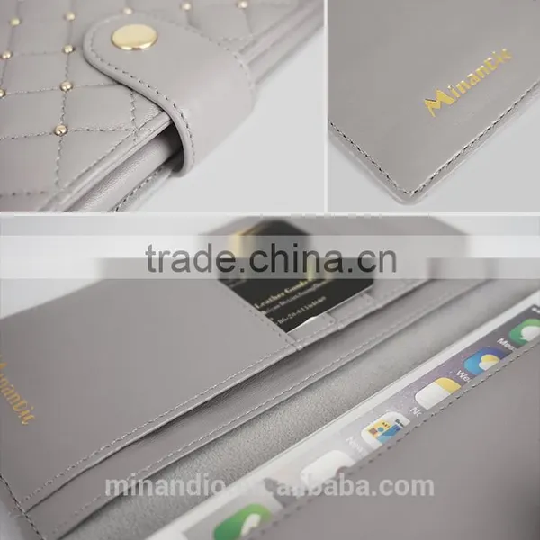 Good Quality PU With Embroidery Design Mobile Phone Case/Booklet For IPhone 6/6plus photo-5