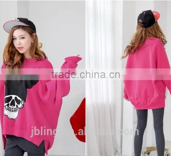 High Quality Thick Skull Printed Neckcrew photo-4