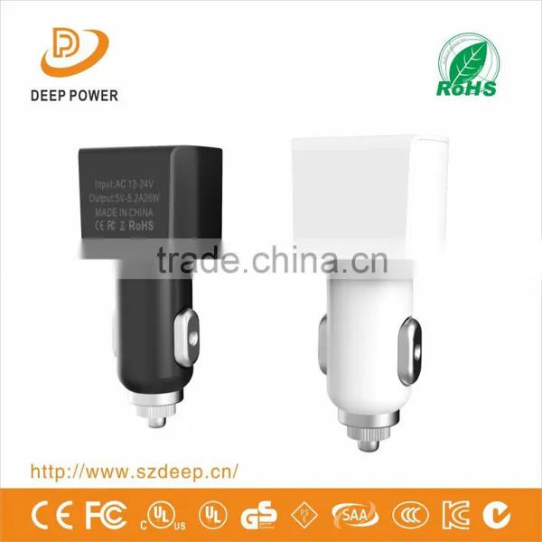 Universal Quick Charge Car Charger, 3 Port USB Car Charger