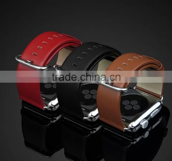 Fashion Series Genuine Leather Watch Band For IWatch Wrist Strap For 42MM Apple Watch MT-4302 photo-4