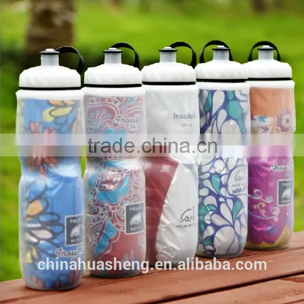 New Design PE Double-wall Insulated Drinking Bottle With Foil Insert photo-3