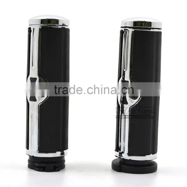 BJ-HB-053 Aftermarket Aluminum 1" Motorcycle Handlebar Handle Grips for Harley Davidson photo-6