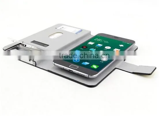 New Arrival Shenzhen Factory Own Design 2500mAH Power Bank Leather Case for Mobile Phone photo-2