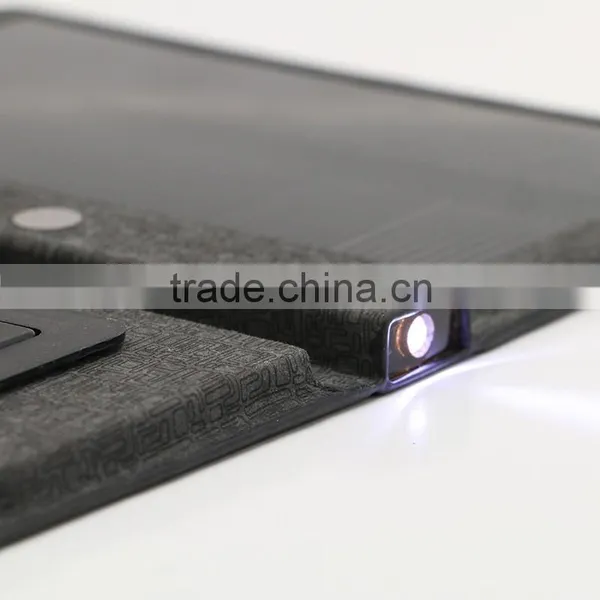 3000mah Battery With 450mah Solar Board Leather Battery Case for 4-5inch Phone photo-5