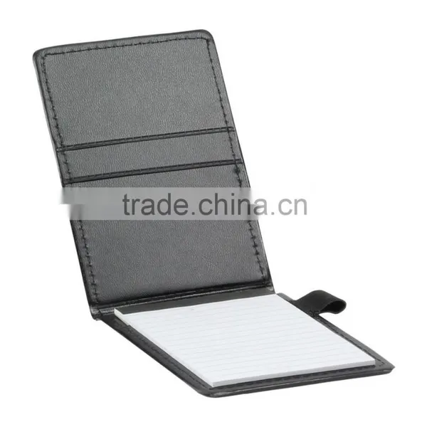Wholesale Factory Business Card Slots Personal Leather Notepad Folder photo-3