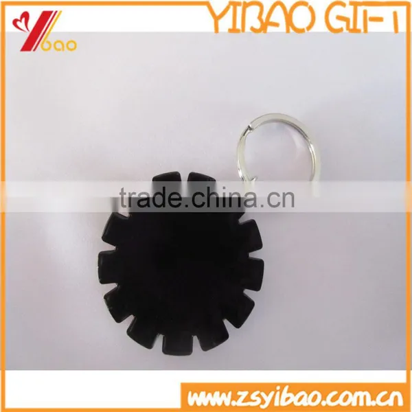 Promotional Flower Shape PVC Keychain photo-2