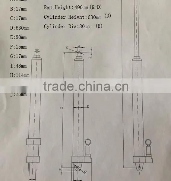 5Ton 8Ton 12Ton High Quality Hydraulic Long Ram Jack for Sale photo-4