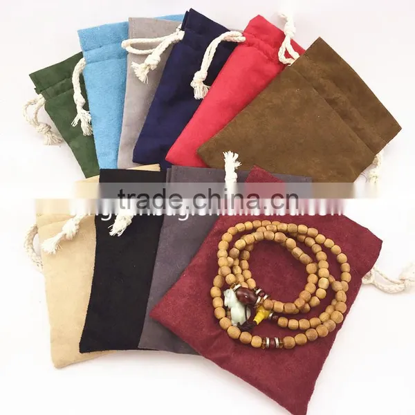 2015 Small Jewelry Drawstring Bag, Gift Bag, Jewelry Pouch With Logo in Custom photo-3