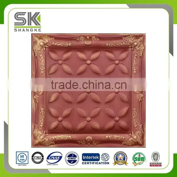 Contemporary Bed Room 3D Embossing Faux Leather Wall Covering photo-2