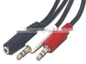 Gold Plated 3.5mm to 2.5mm Trrs l Shaped Audio Cable photo-4