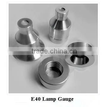 E40 go gauge for E40 caps on finished lamps