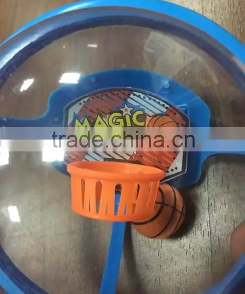 New Design 2016 Funny Transparent Ball With Mini Basketball and Basketball Hoop Inside Magic Sports photo-2