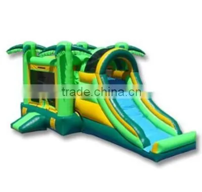 Commercial Jungle Inflatable Bouncer Slide for Sale photo-3