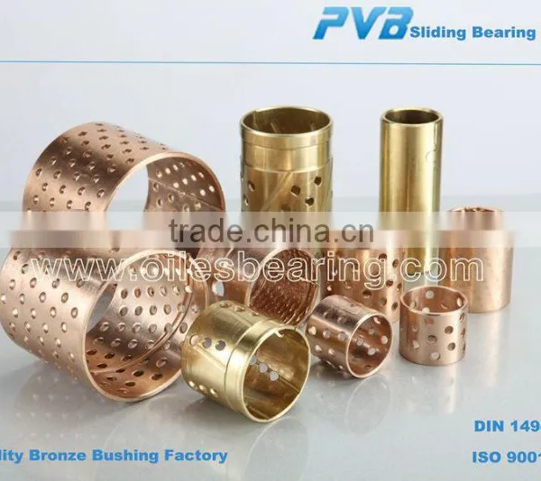 Wrapped CuSn8 Bushes,PRM404450 Oil Holes Bushing Bronze,Bronze Cylindrical Bearing photo-6