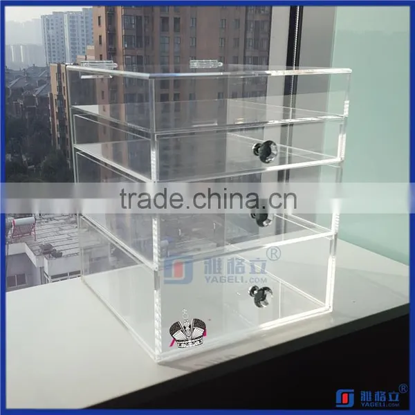 Factory Wholesale Popular Acrylic Jewellery Storage Box w/ DIVIDERS photo-5