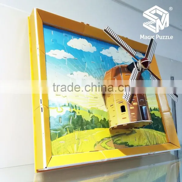 3D Dragon Boat Wall Decoration Puzzle Frame From China photo-6