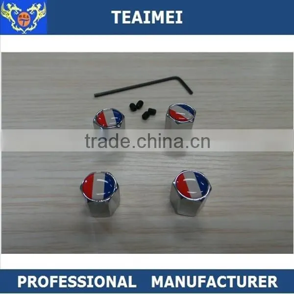 4 PCS Metal Car Wheel Air Tyre Tire Valve Stem Locking Caps