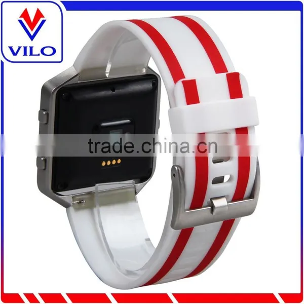 2016 Newest Link Bracelet Classic Soft Silicone Sport Style Replacement Strap Rubber Band For Fitbit Blaze Fitness Watch photo-2