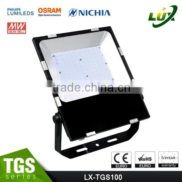 5 Years Warranty Promotion Price 2016 CE Rohs Approved Meanwell Driver Free Lighting Design 80W LED Flood Light photo-3