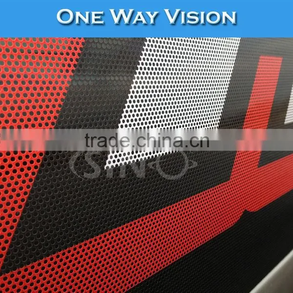 Printed Vinyl Self Adhesive One Way Privacy Window Film photo-5