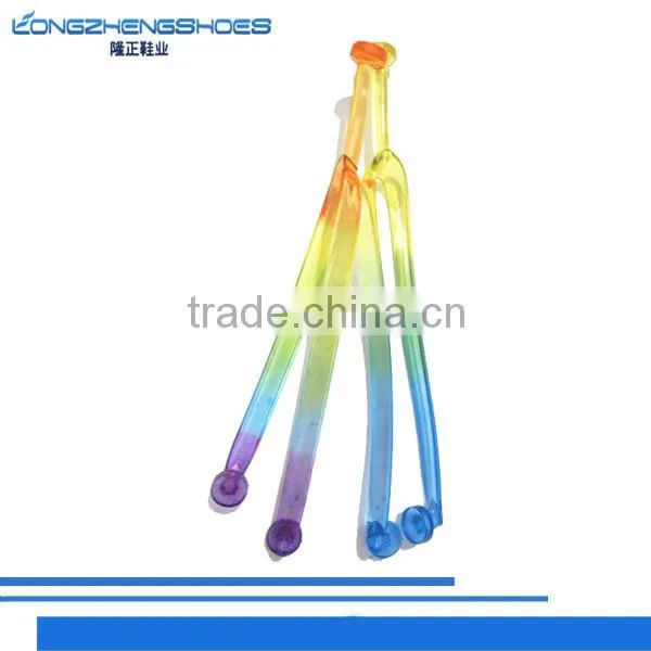 PVC Rainbow Shoelace for Slippers