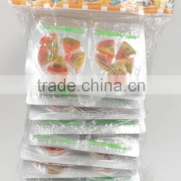 Rubber Pizza Gummy Candy With Fork photo-5