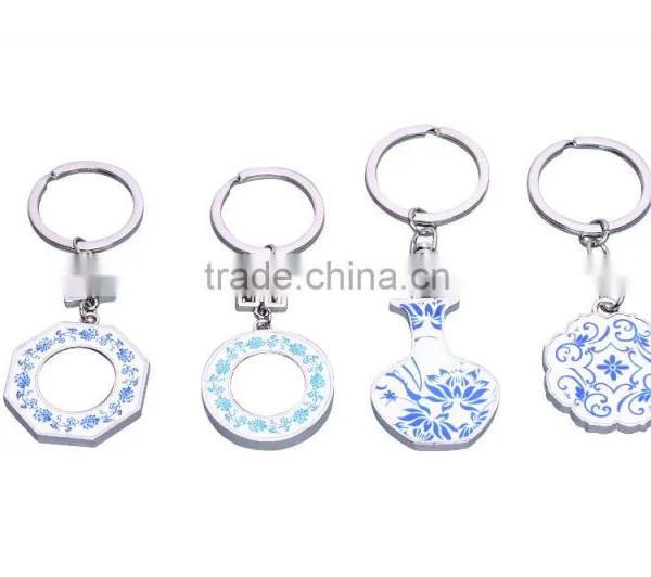 Wholesales High Quality Metal Blank Keychain as Cheap Giveaway photo-3