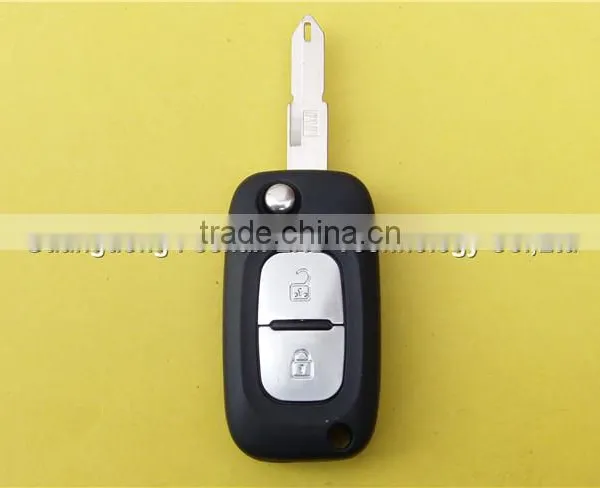 Cheap Folding Key Blank For Renault 2 Button Remote Flip Key Case Fob With 206 Blade photo-2