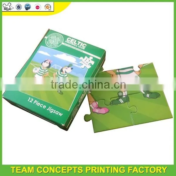 12pcs Custom Kids Mini Jigsaw Puzzle Games photo-2