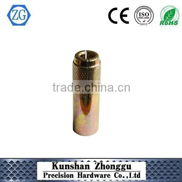Drop in Anchor Bolt Inch Yellow Zinc 3/8" photo-2