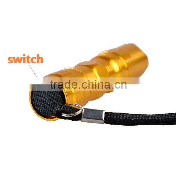 Aluminum Alloy Lamp Body Material And Emergency Usage LED Torch Keychain photo-3