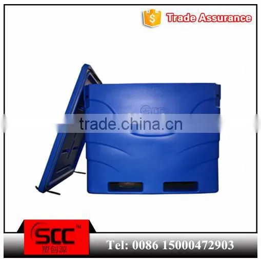 1000L Thermo Plastic Cooler Box, Cooler Box With PU Insulated, Fish Cooler Bins photo-2