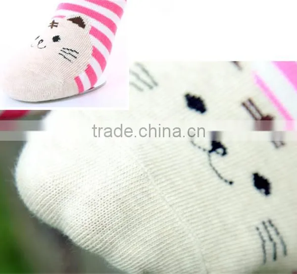 Wholesale Fashion Cat Cartoon Tube Stripe Sock photo-4