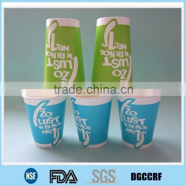 Printed Double PE Coated Cold Paper Cup for Soda/coke/juice Drink and Lid Cover Quality Choice photo-5