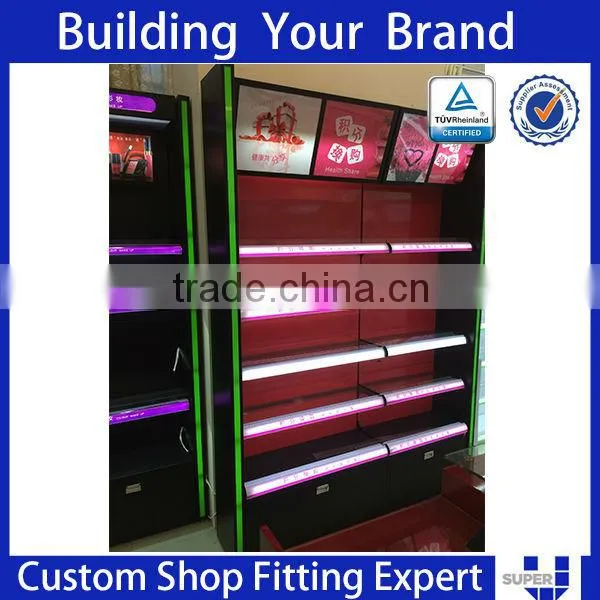 Attractive Body Care Beauty Shop Racks and Shelves With Lighting photo-3