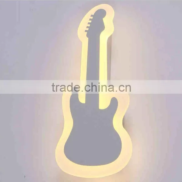 Cool White 10W LED Wall Lamps Guitar Shaped LED Wall Mount Reading Lamp photo-2