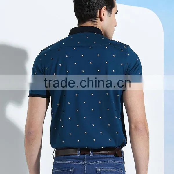 Men's Casual Bussiness Short Sleeve Cotton POLO Drops Shirts photo-3