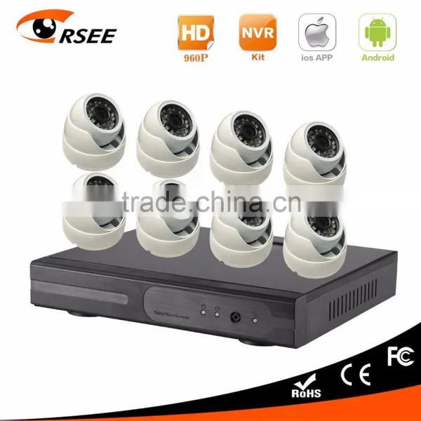 Poe Nvr Kit With Mini Dome ip Camera 8ch 1.3mp hd Security Camera System photo-2