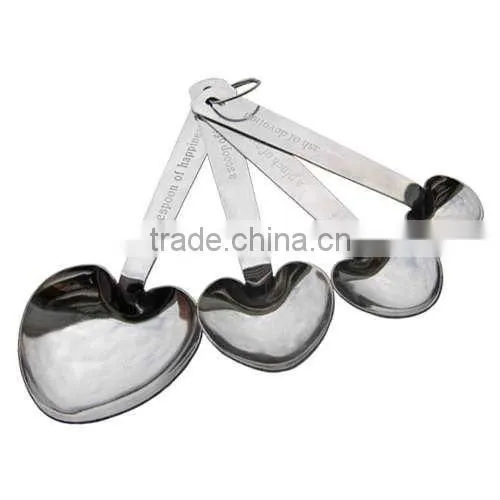 4pcs metal measuring spoon