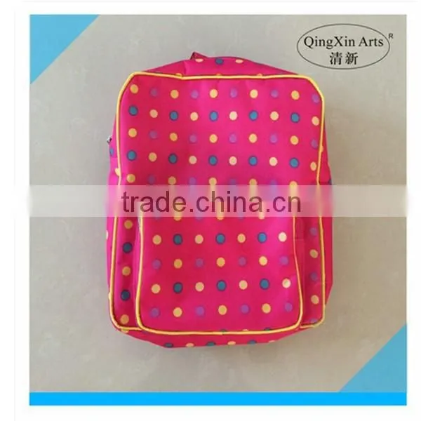 2014 Lovely pink children school bag