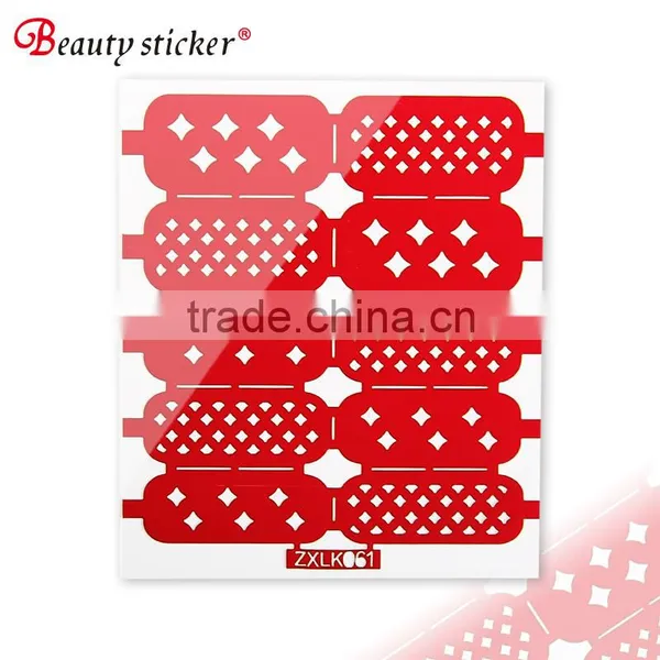 New Design Good Looking Fashion Holiday Nail Art Stickers Hollow Nail Sticker photo-3