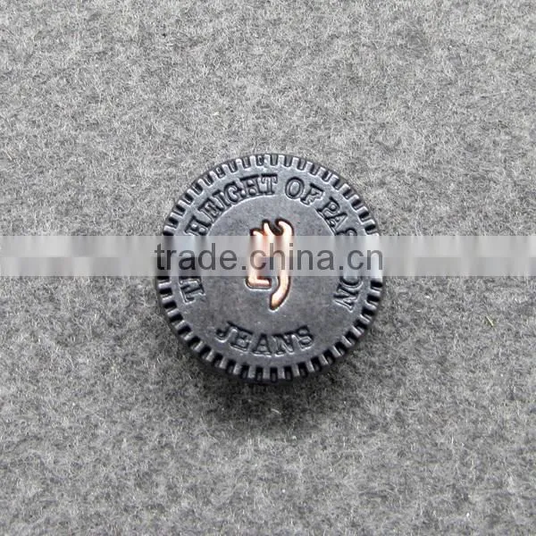 2pcs Set Shank Button Casual Metal Jean Button photo-2