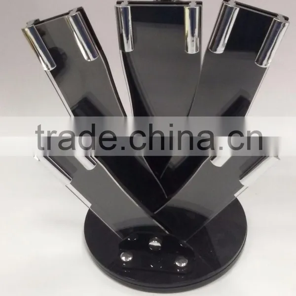 Kitchen Knife Set of High-grade Steel Cutter Knife Head Handle Gift Set Six Piece Acrylic Knife photo-3