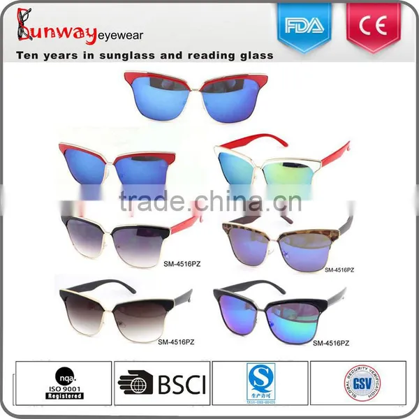 SM-4516PZ Wholesale Sunglasses 2016 Popular Fashion Sunglasses Colorful Polarized Sunglasses Supplier's Choice