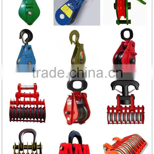 High Quality Wire Rope Pulley Block With Hook photo-6