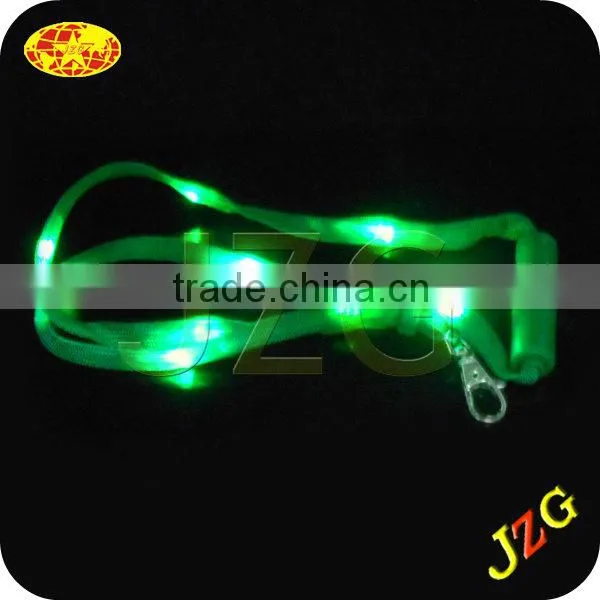 Party Decoration Green Color Nylon Flashing Neck Strap China Factory