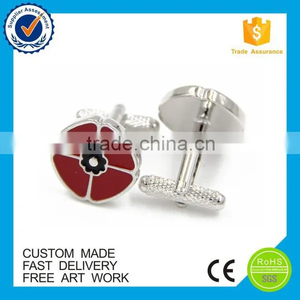 China Made the Brass Metal Round Custom Cufflinks photo-5