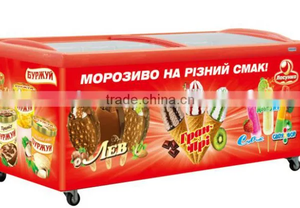 100-600L Chest Fridge Chest Freezer Ice Cream Freezer photo-6